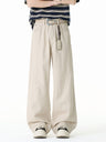 Versatile Straight-fit Wide-leg Pants