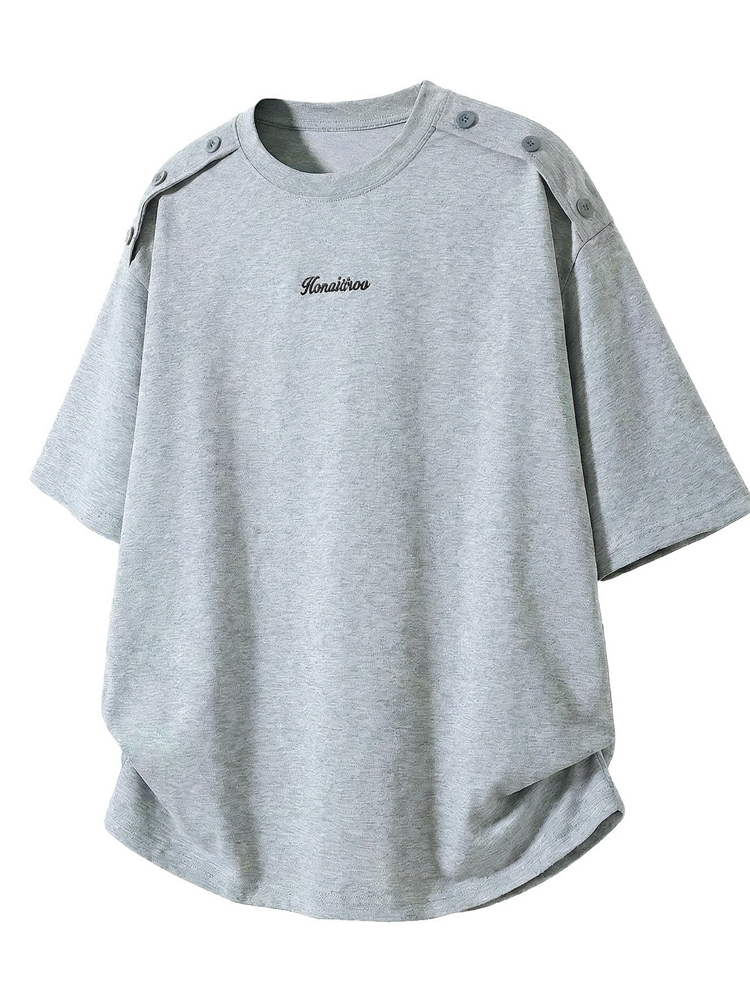 Retro Loose-fit Letter Applique T-shirts