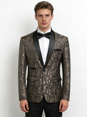 Leisure Jacquard Suit Set 2-piece Sets