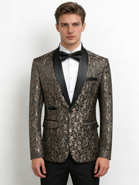Leisure Jacquard Suit Set 2-piece Sets