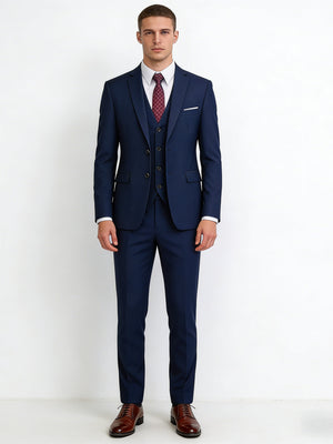 Slim-fit Business Suit Set 3-piece Sets