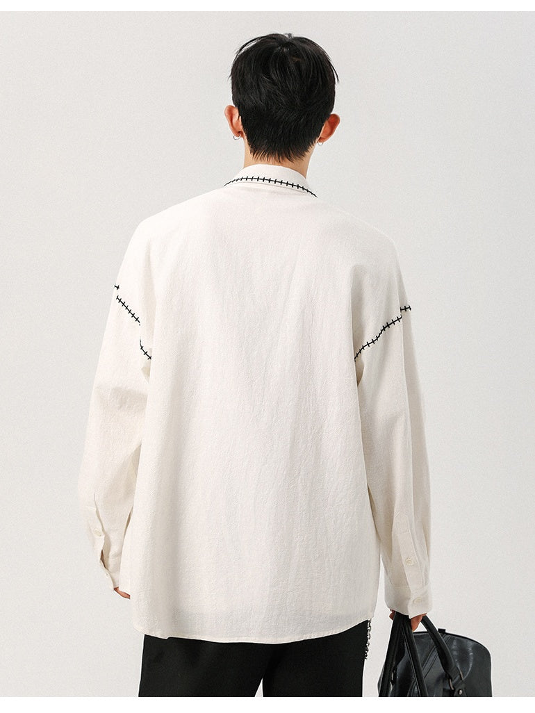 Color-blocked Shirts