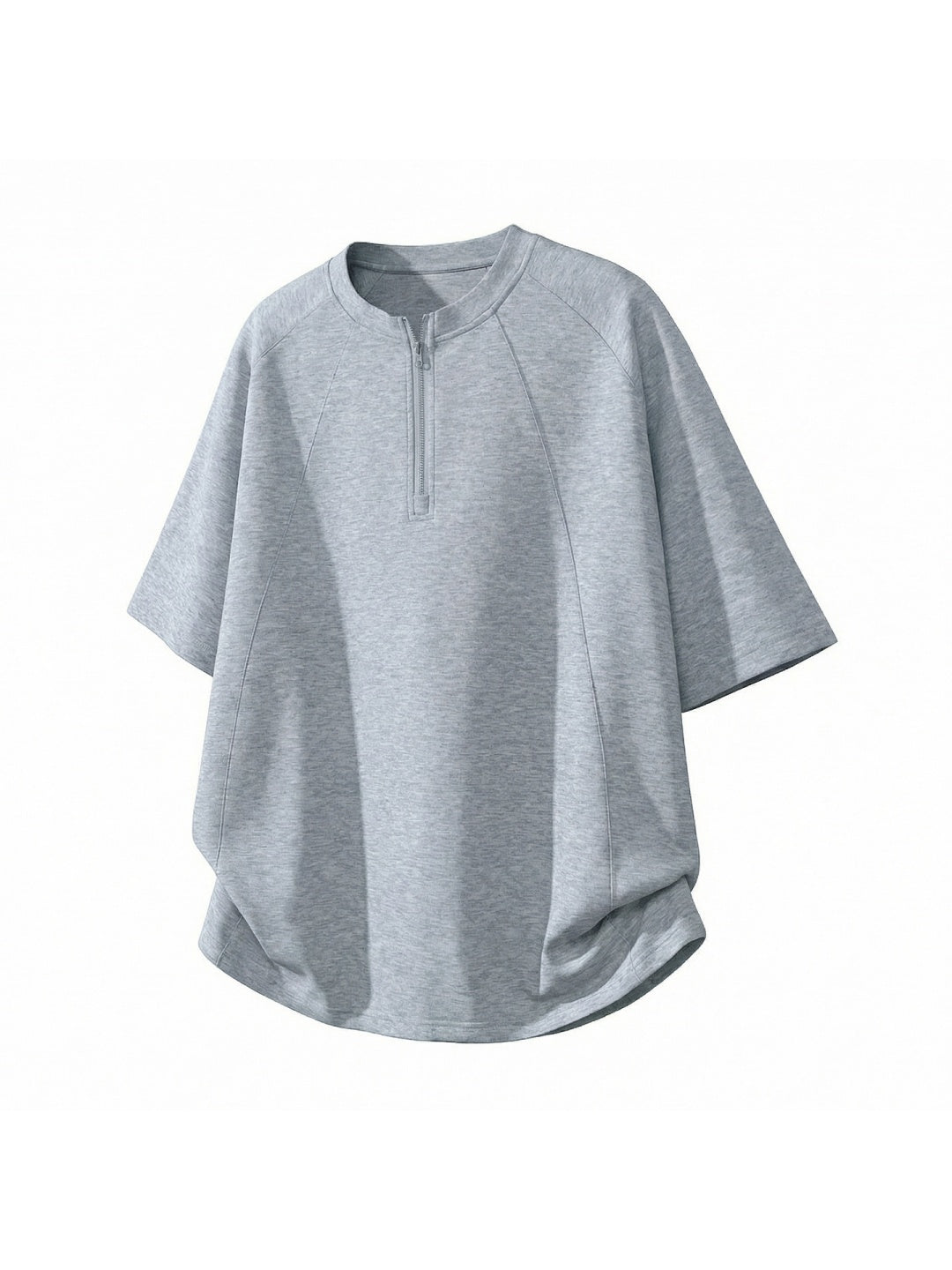 Half Zipper Stereo T-shirts