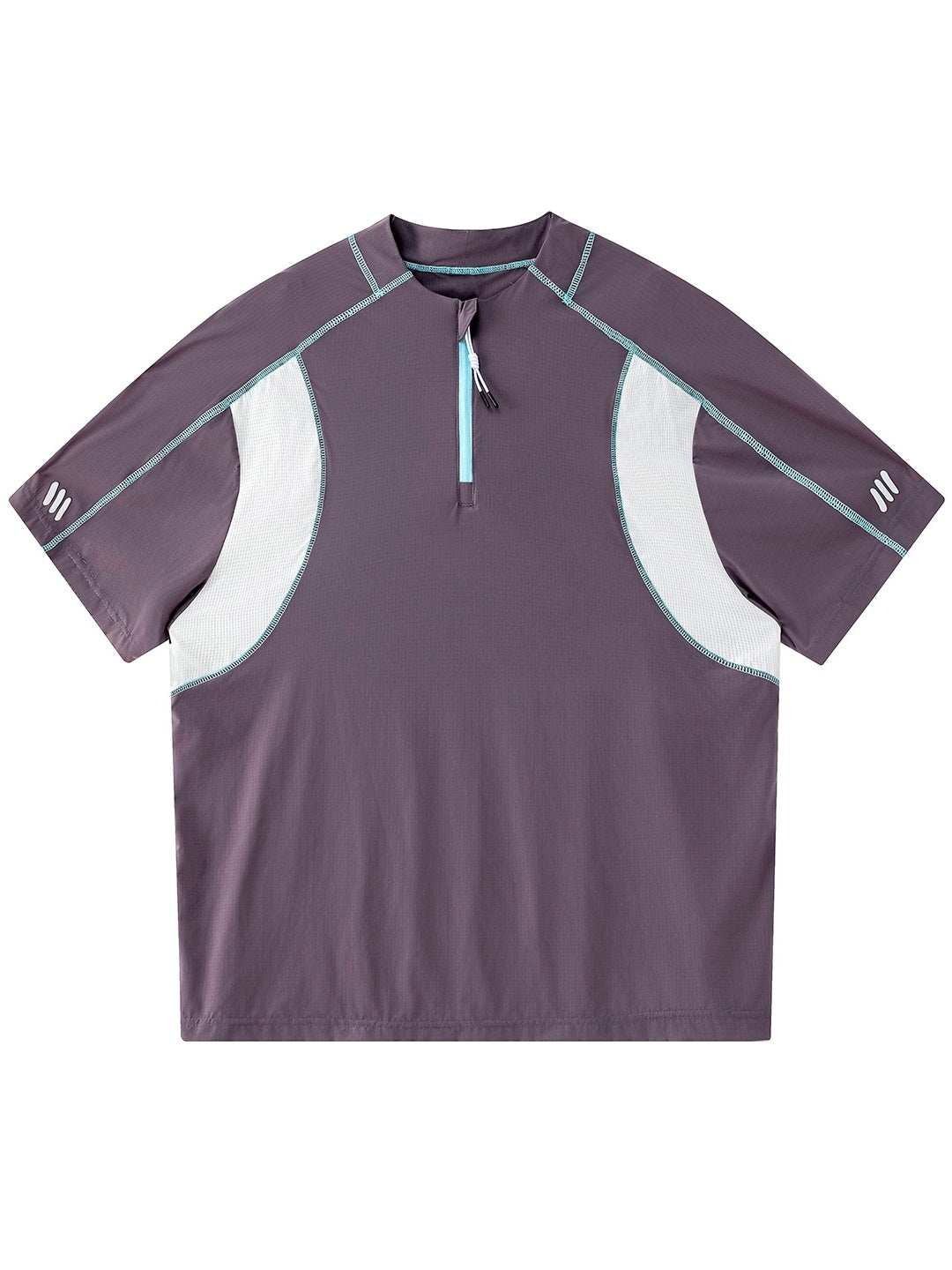 Quick-drying Color-blocked Breathable Loose-fit POLO Shirt