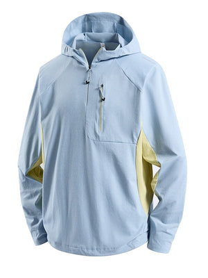 Color Matching Sunscreen Quick-drying Hooded T-shirts