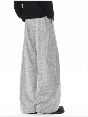 Patchwork-Jogginghose mit weitem Bein und lockerer Passform
