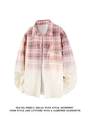Gradient Plaid Shirts