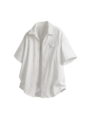Cuban Territory Lightweight Breathable Linen Texture Shirts