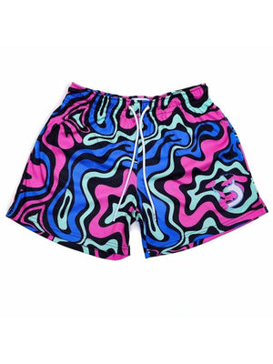 Mesh Quick-drying Loose-fit Four Points Fitness Shorts