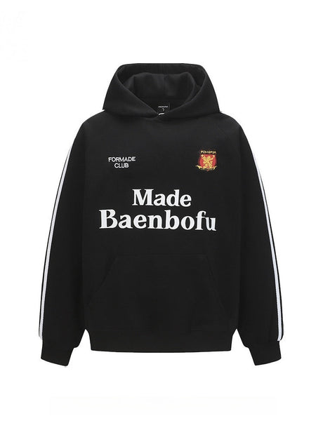 Keep Warm British Embroidered Logo Pole Bar Raglan Hoodies