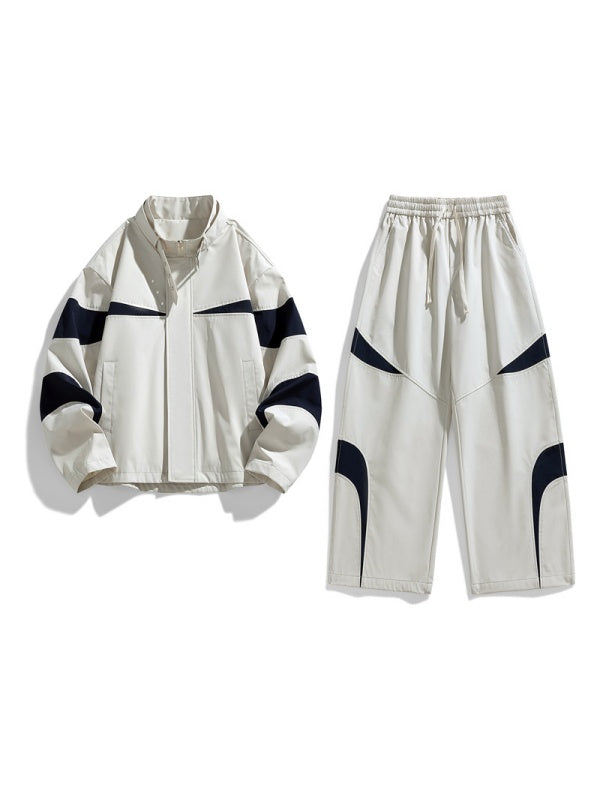 Patchwork Color-blocked 2-piece Sets