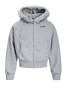 Fur Collar Hooded Zipper Sweatshirt
