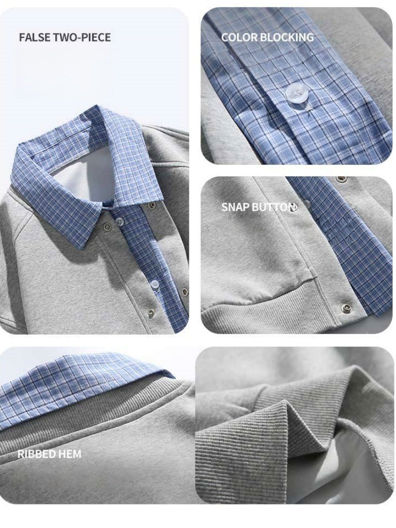 Layered-look Color-blocked Jackets