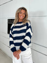 Stripes Crew Neck Sweaters
