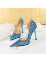Liber Spring and Autumn Sequined Women's High Heels