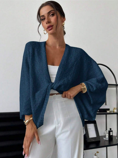 Cross Deep V-neck Sweaters