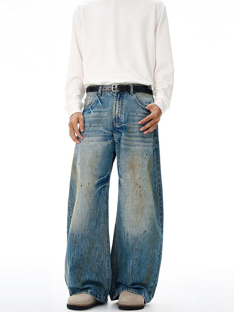 Liber Autumn Neutral wear Pocket decoration Jeans