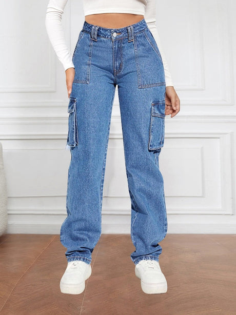Liber Summer Women's Solid Color Jeans