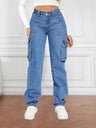 Liber Summer Women's Solid Color Jeans