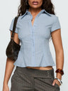 Plaid Button-Up Shirt