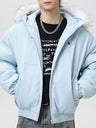 Large Fur Collar Workwear Parker
