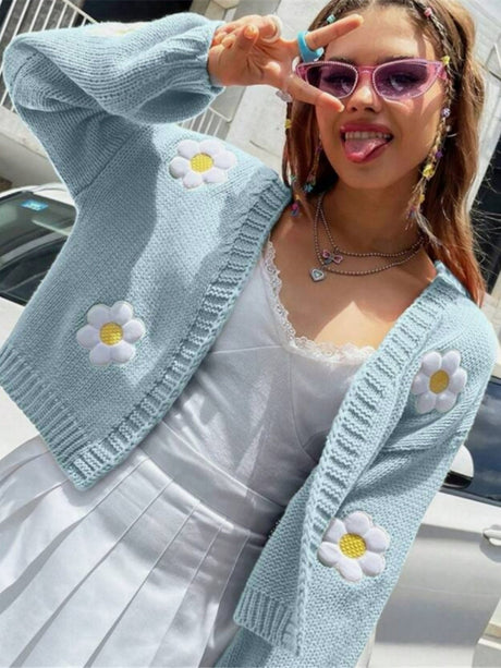 Flowers Short Cardigans