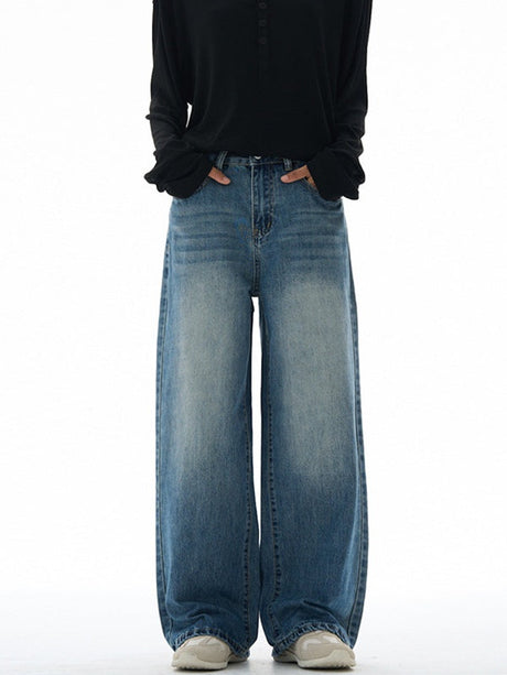 Liber Autumn Neutral wear Pocket decoration Jeans
