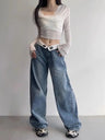 Liber Autumn Women's Flanging Jeans