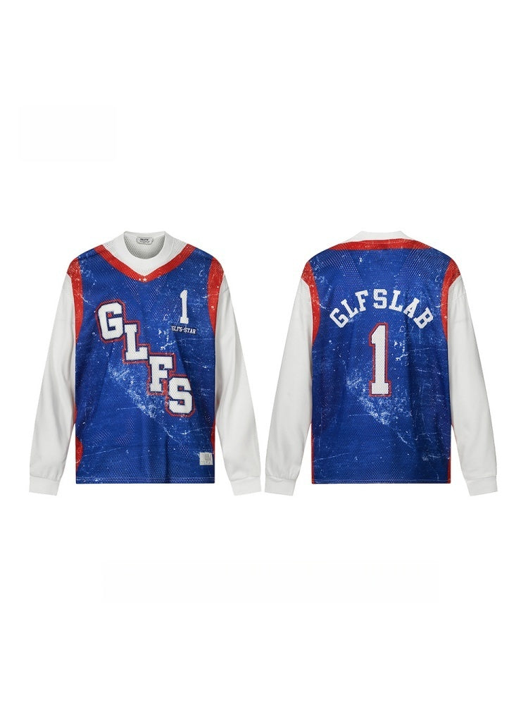 Liber Autumn Neutral wear Printed Letter T-shirts