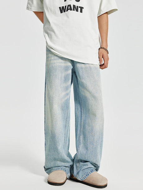 Liber Summer Men's Pocket decoration Jeans