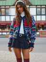 Street Hip-Hop Ethnic style Cardigans