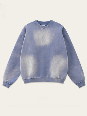 Liber Autumn Neutral wear Ribbed hem Solid Color Sweatshirts&Hoodies
