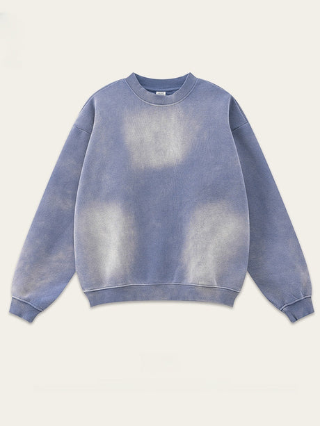 Liber Autumn Neutral wear Ribbed hem Solid Color Sweatshirts&Hoodies