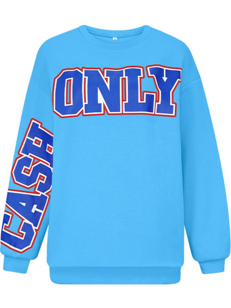 Liber Autumn women's long-sleeved pullover sweatshirt