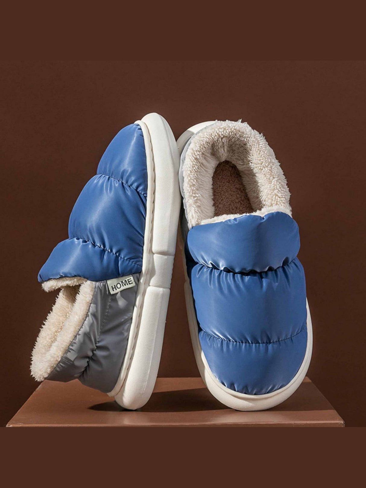 Colorblock Pleated Flats