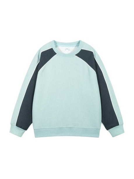 Liber Autumn Neutral wear Color matching Solid Color T-shirts