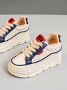 Colorblock Thick-Sole Women's Casual Sneakers