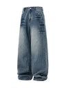 Liber Autumn Men's Pocket decoration Jeans