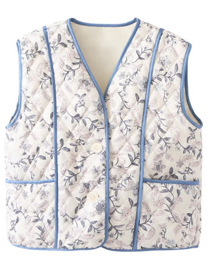 Liber European and American style Women's Printed Vests
