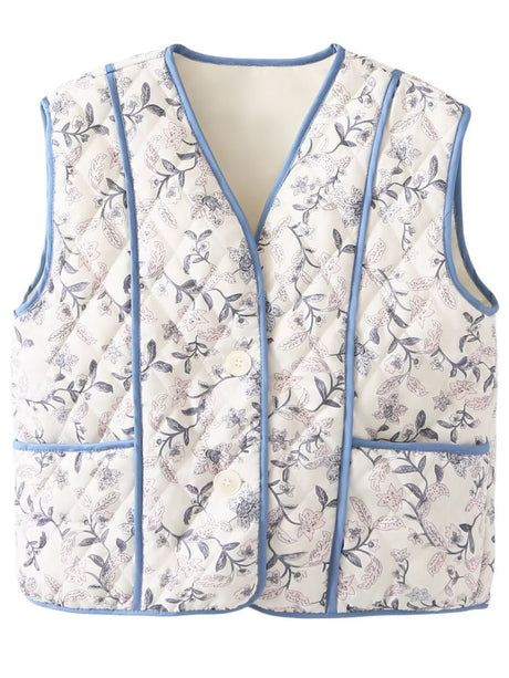 Liber European and American style Women's Printed Vests