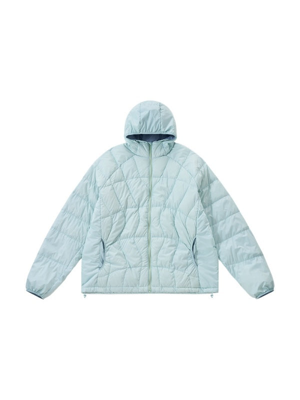 Dandelion Lightweight 90 Velvet Storage Down Hooded Jacket