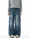 Liber Autumn Neutral wear Pocket decoration Jeans