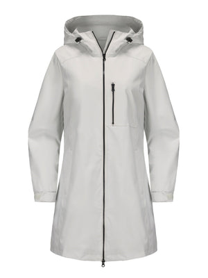 Outdoor Sports Water Proof Hooded Long Sleeve Loose Leisure Windproof Zipper Jackets