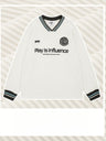 Liber Autumn Men's Embroidery Letter T-shirts