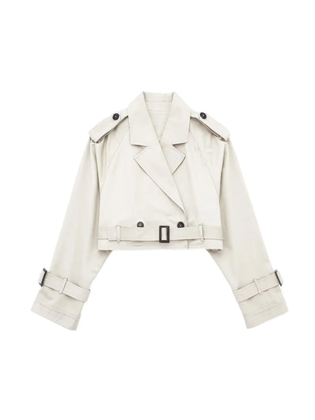 Liber Autumn Women's Buttons Trench Coats