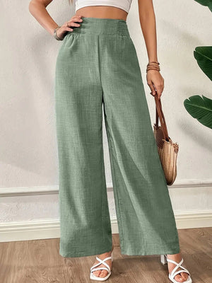 Casual style Straight-leg Pants