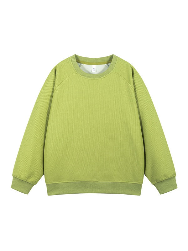 Liber Autumn Neutral wear Splicing Solid Color Sweatshirts&Hoodies