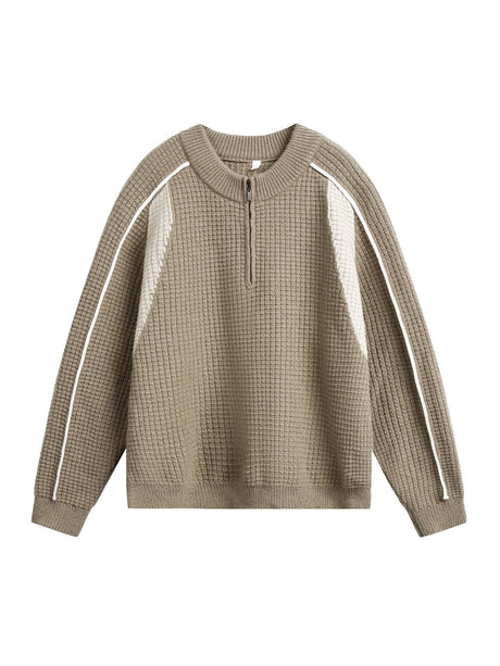 Liber Autumn Men's Color-block sweater