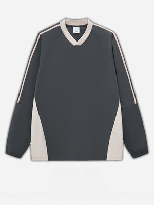 Liber Summer Neutral wear Splicing Contrasting colors T-shirts