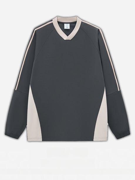 Liber Summer Neutral wear Splicing Contrasting colors T-shirts